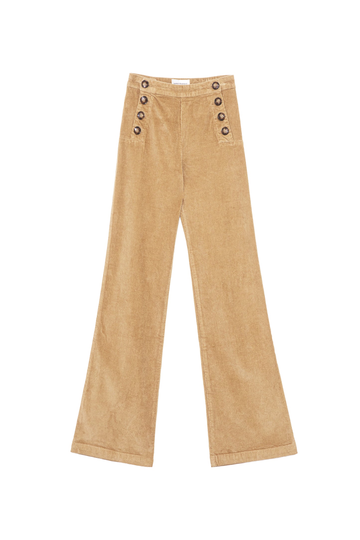 LPE Beige velvet sailor trousers - Paulie