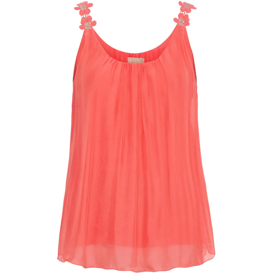 MARTA DU CHATEAU, Agnese Top 61321 Corallo