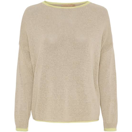 Marta, Marguerite knit Beige/Giallo