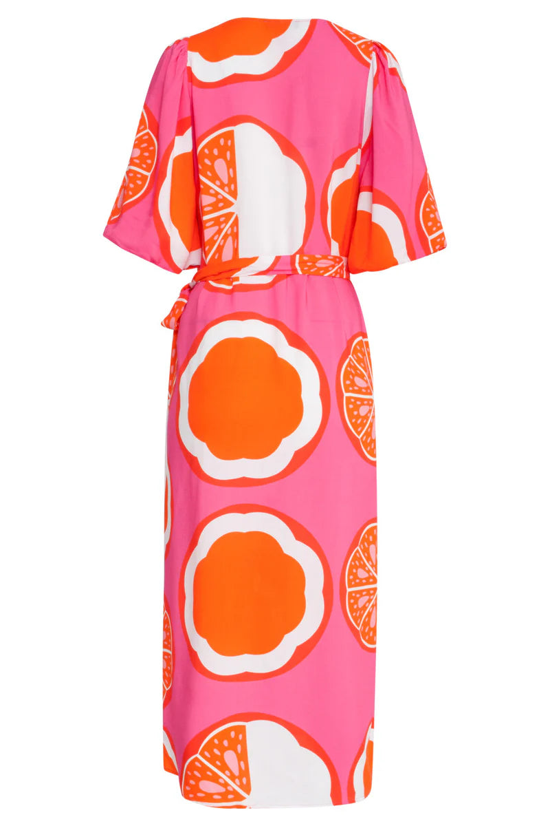 Smashed Lemon, Dress Pink Multicolour