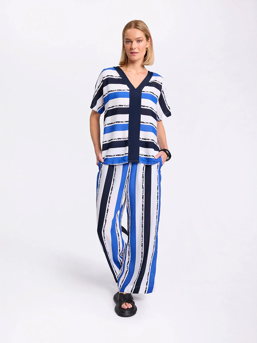 Sirocco Stripe Viscose Top