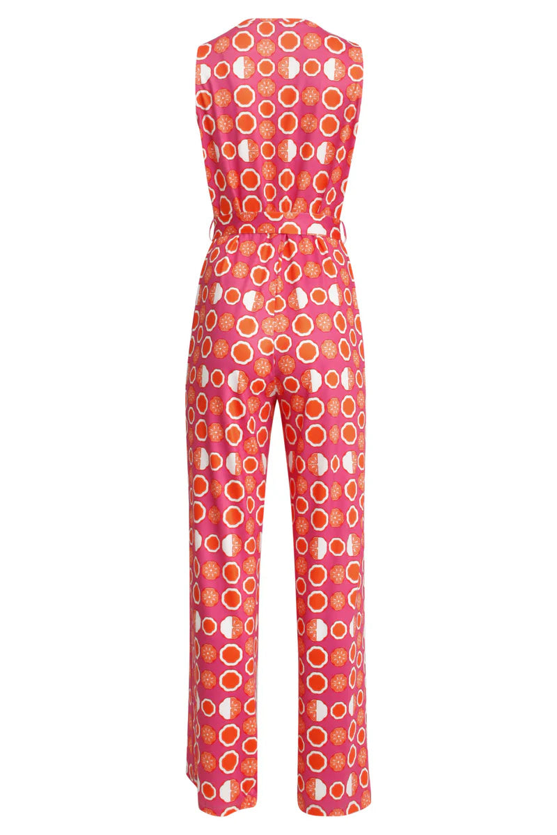 Smashed Lemon, Jumpsuit pink multicolour