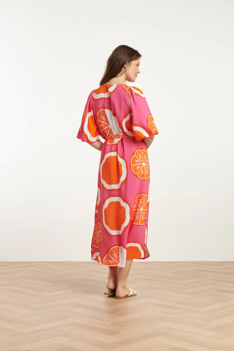 Smashed Lemon, Dress Pink Multicolour