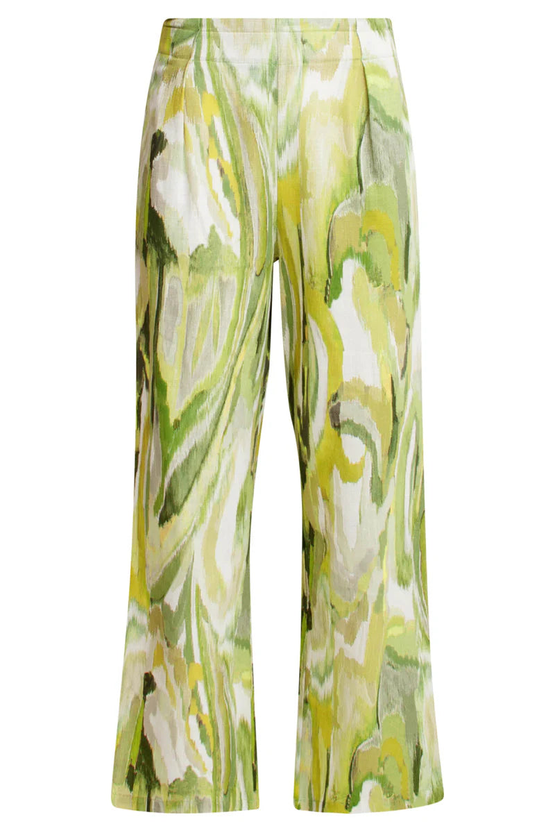 Smashed Lemon, Pants Light Green multi