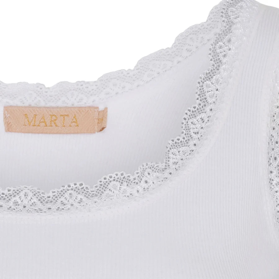 MARTA DU CHATEAU, Top Angeline 1535 White