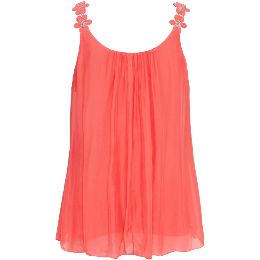 MARTA DU CHATEAU, Agnese Top 61321 Corallo