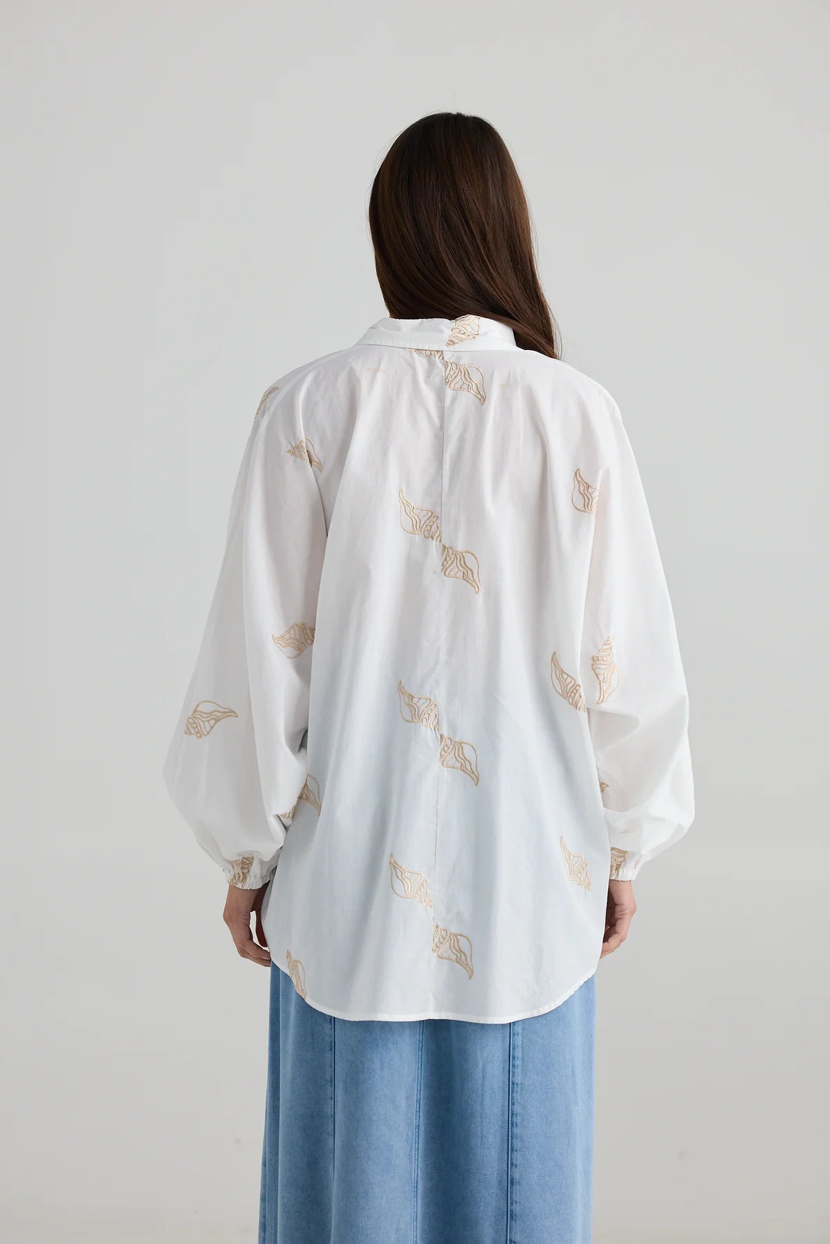 Holiday, Cliffside Shirt White Shell