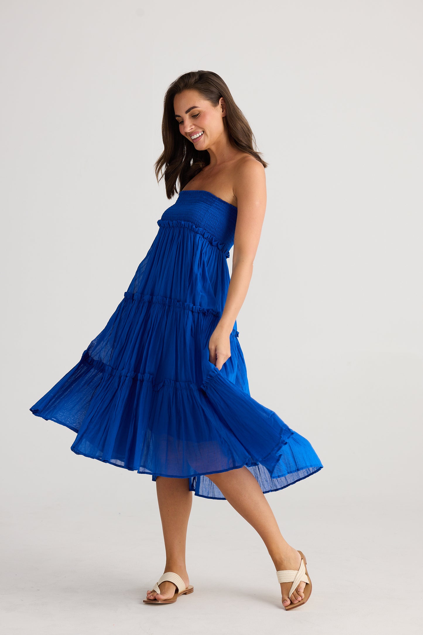 Holiday Pier Skirt - Sapphire