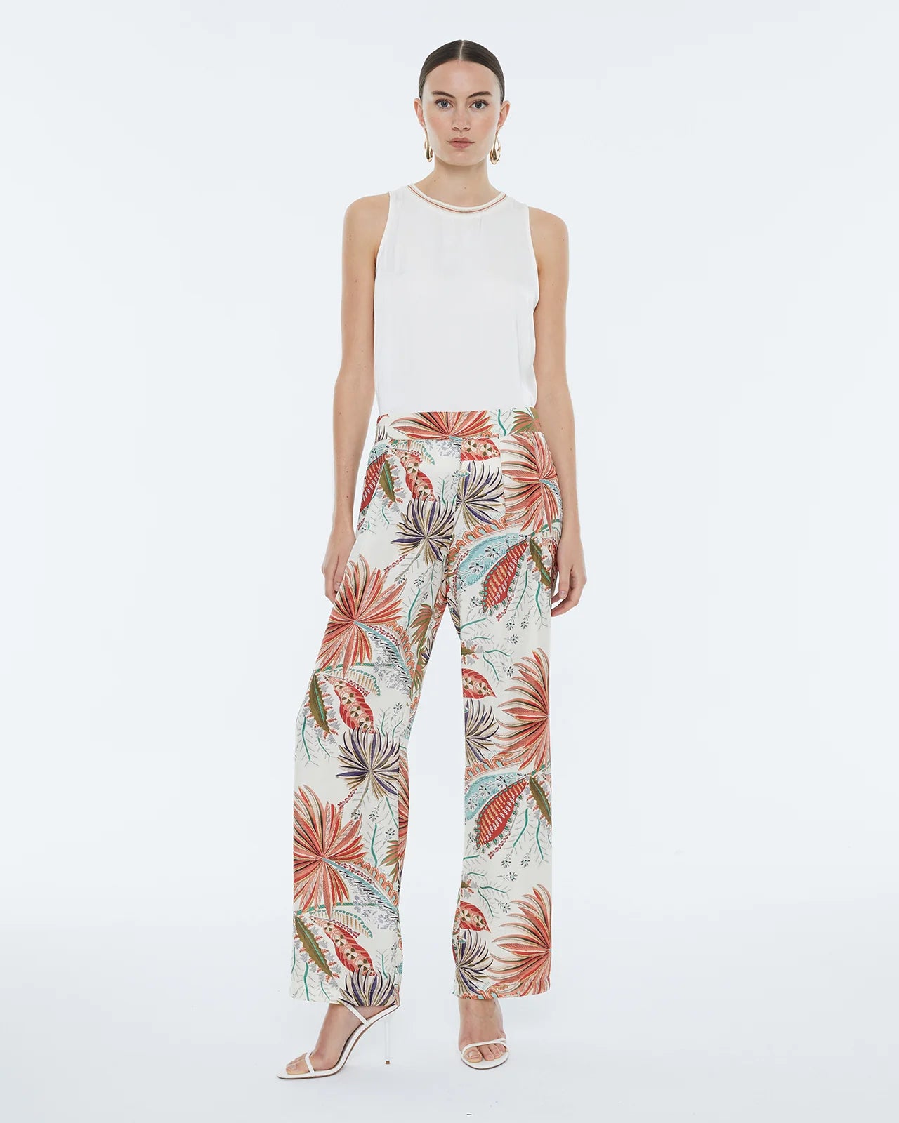 Andam, Women's wide-leg trousers with print