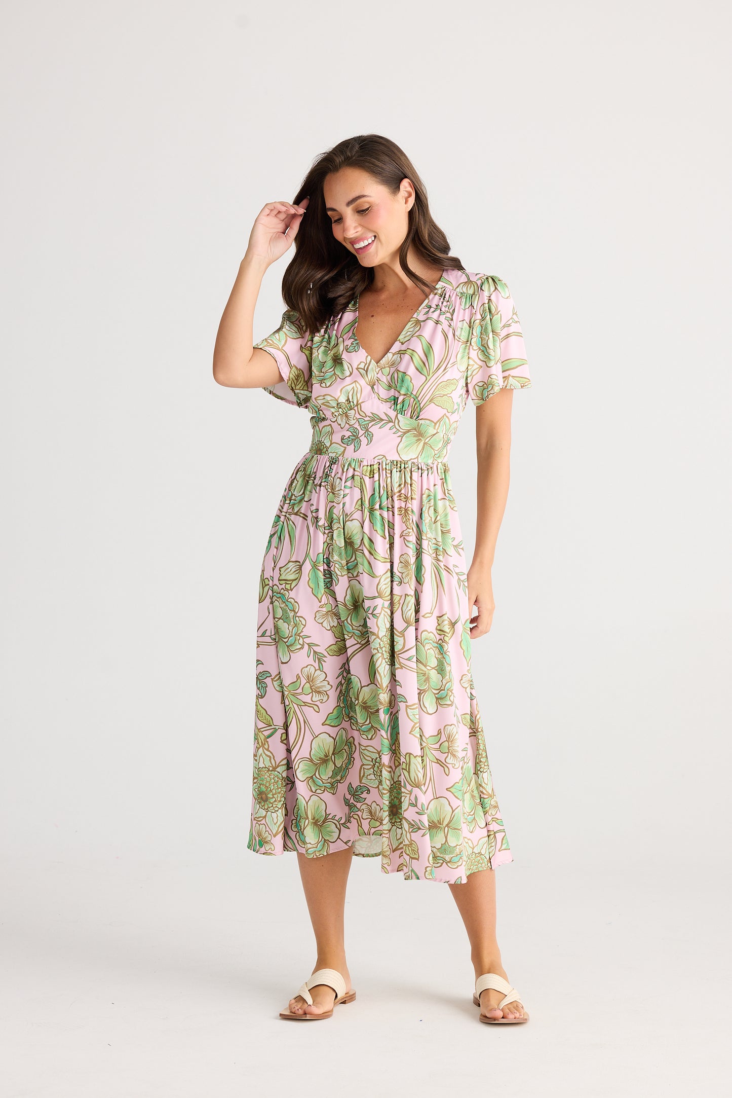 Holiday Blossom Dress - Columbian Floral