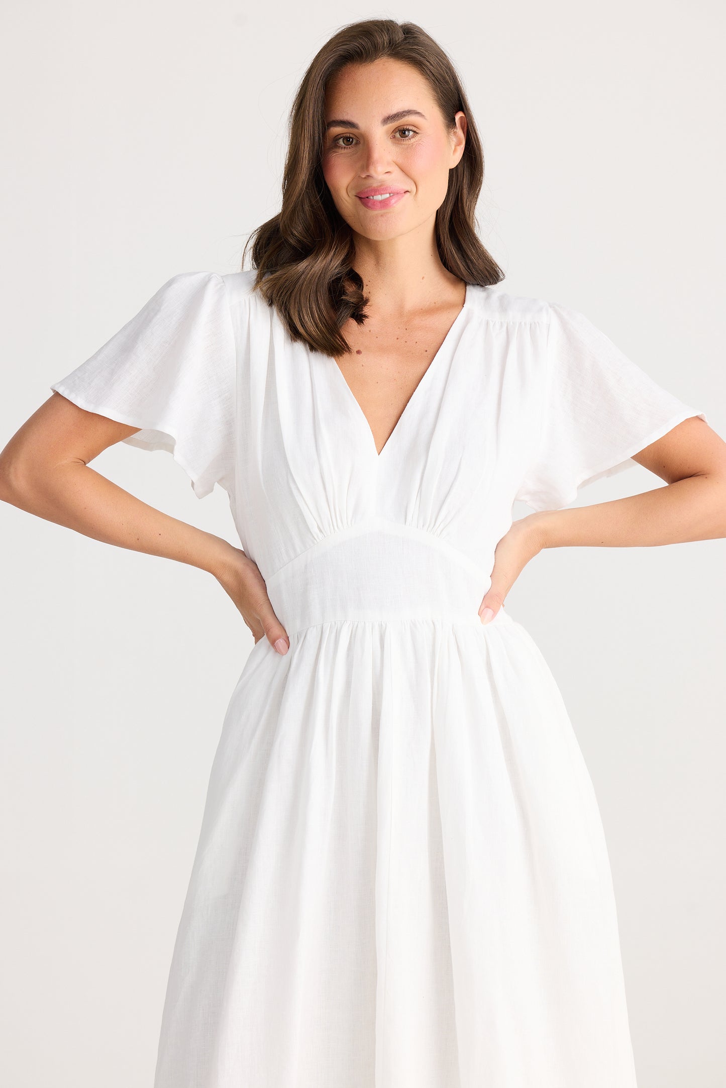 Holiday Blossom Dress - White
