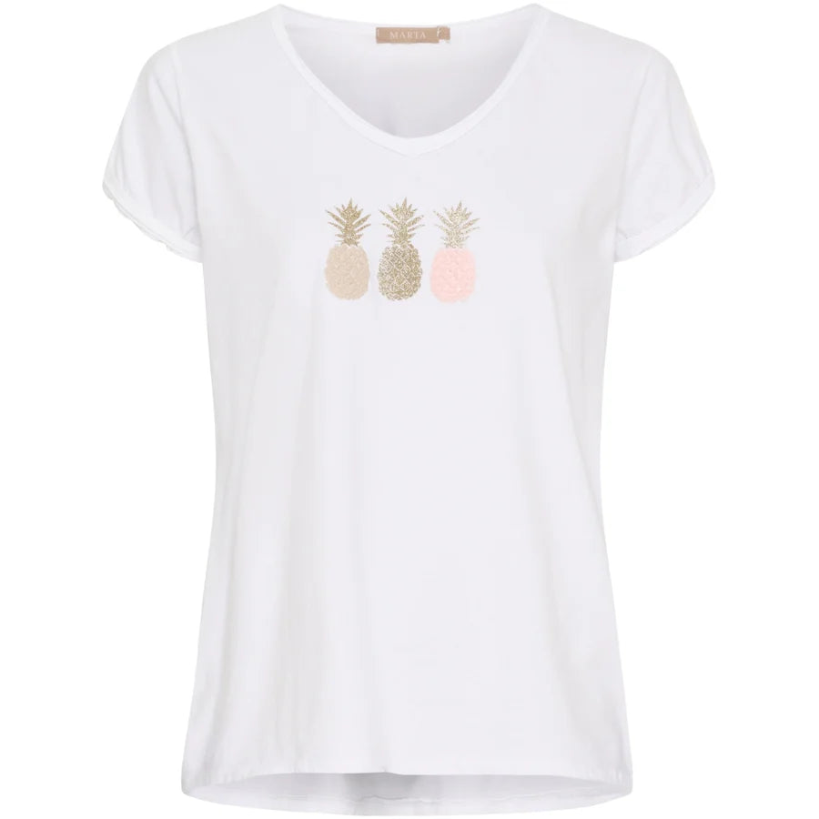 MARTA DU CHATEAU, Top Gemma 22031 White