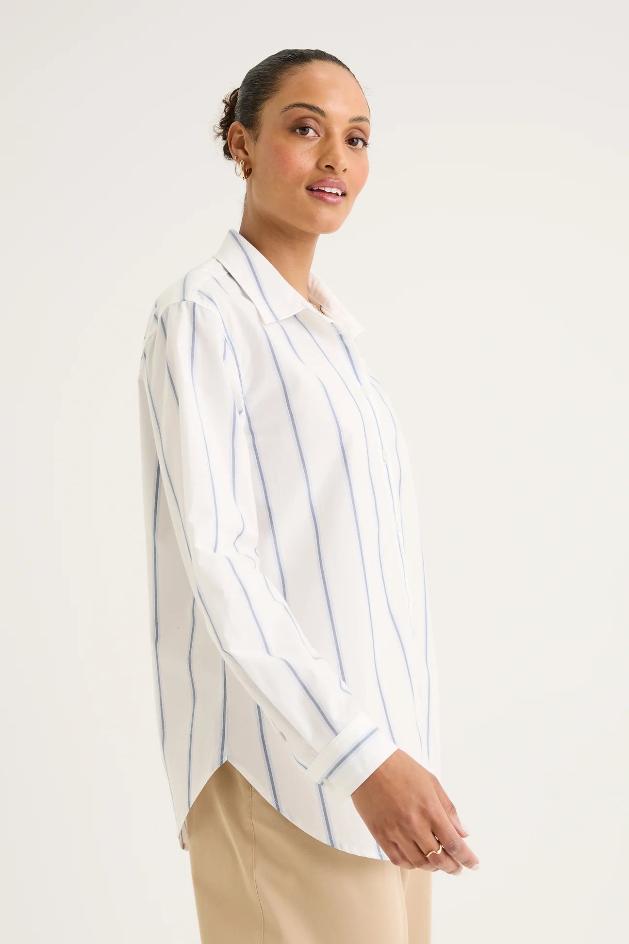 Yarra Trail, Alloy Shirt Ecru/Glacier