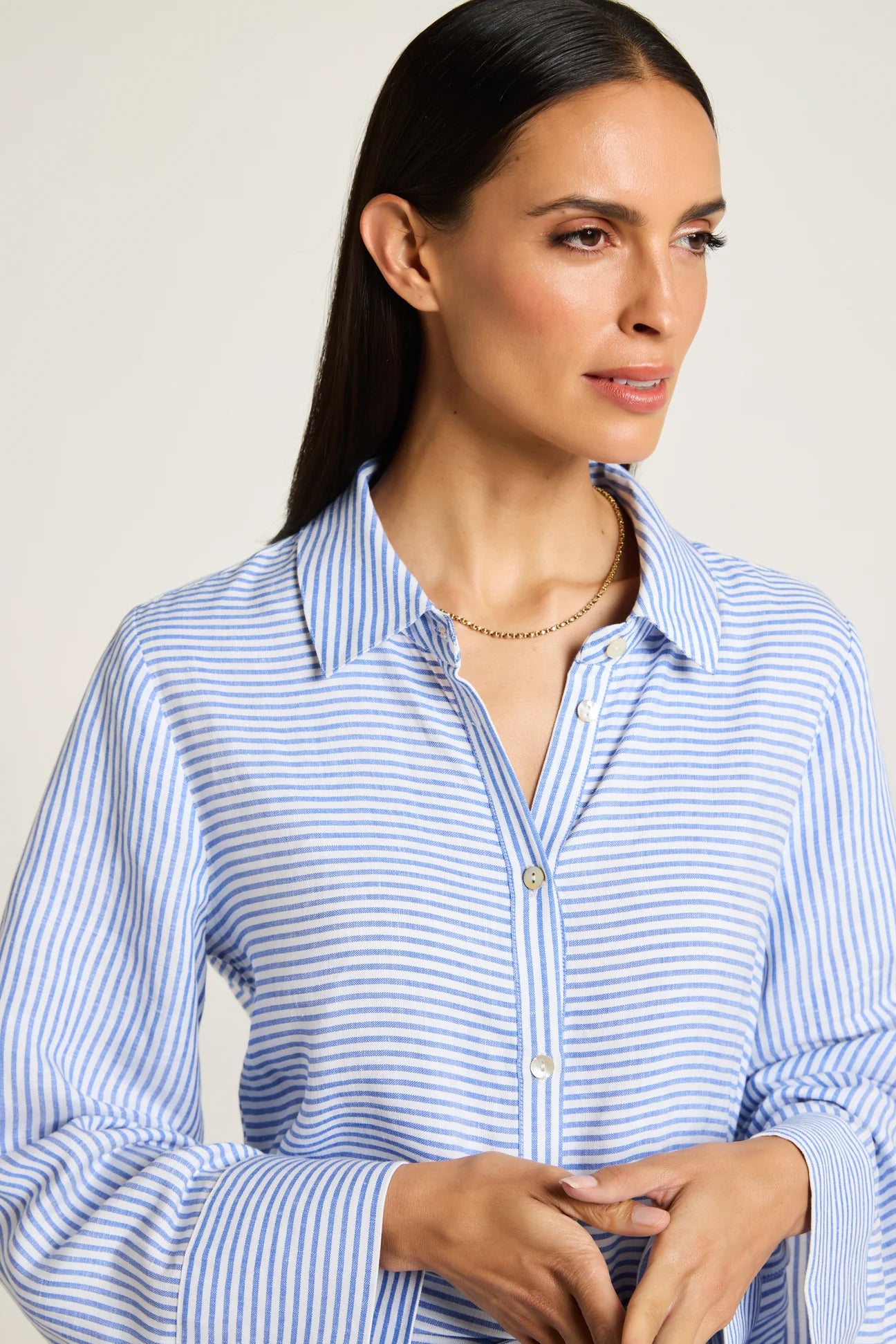 Yarra Trail Alba Dress Cadet/White