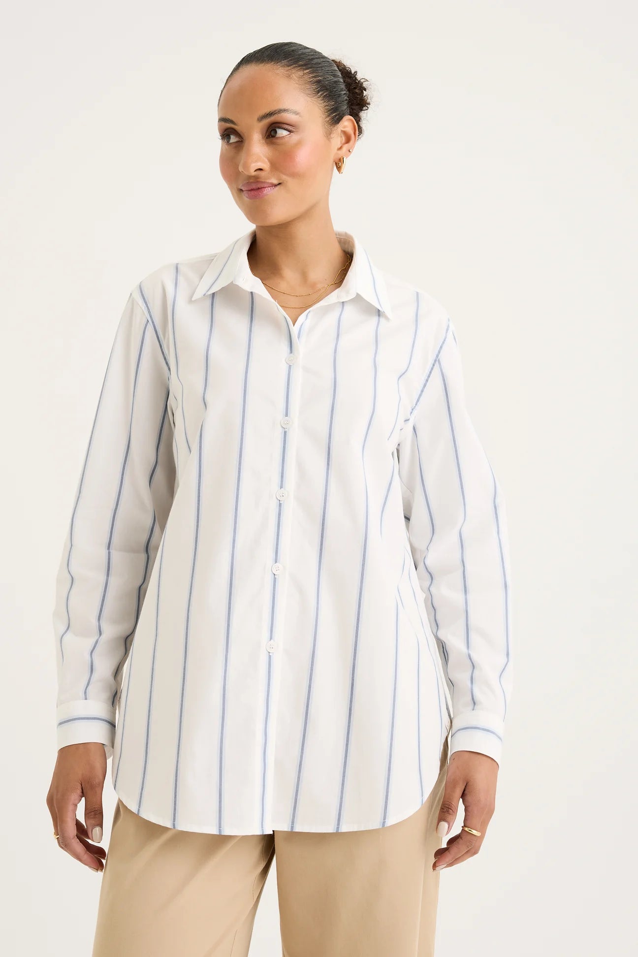 Yarra Trail, Alloy Shirt Ecru/Glacier