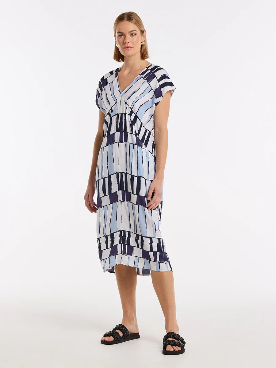 Sirocco Abstract Stamp Dress