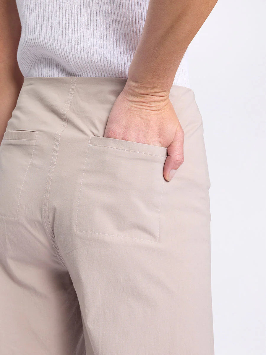 Sirocco 3/4 wide leg pant Natural
