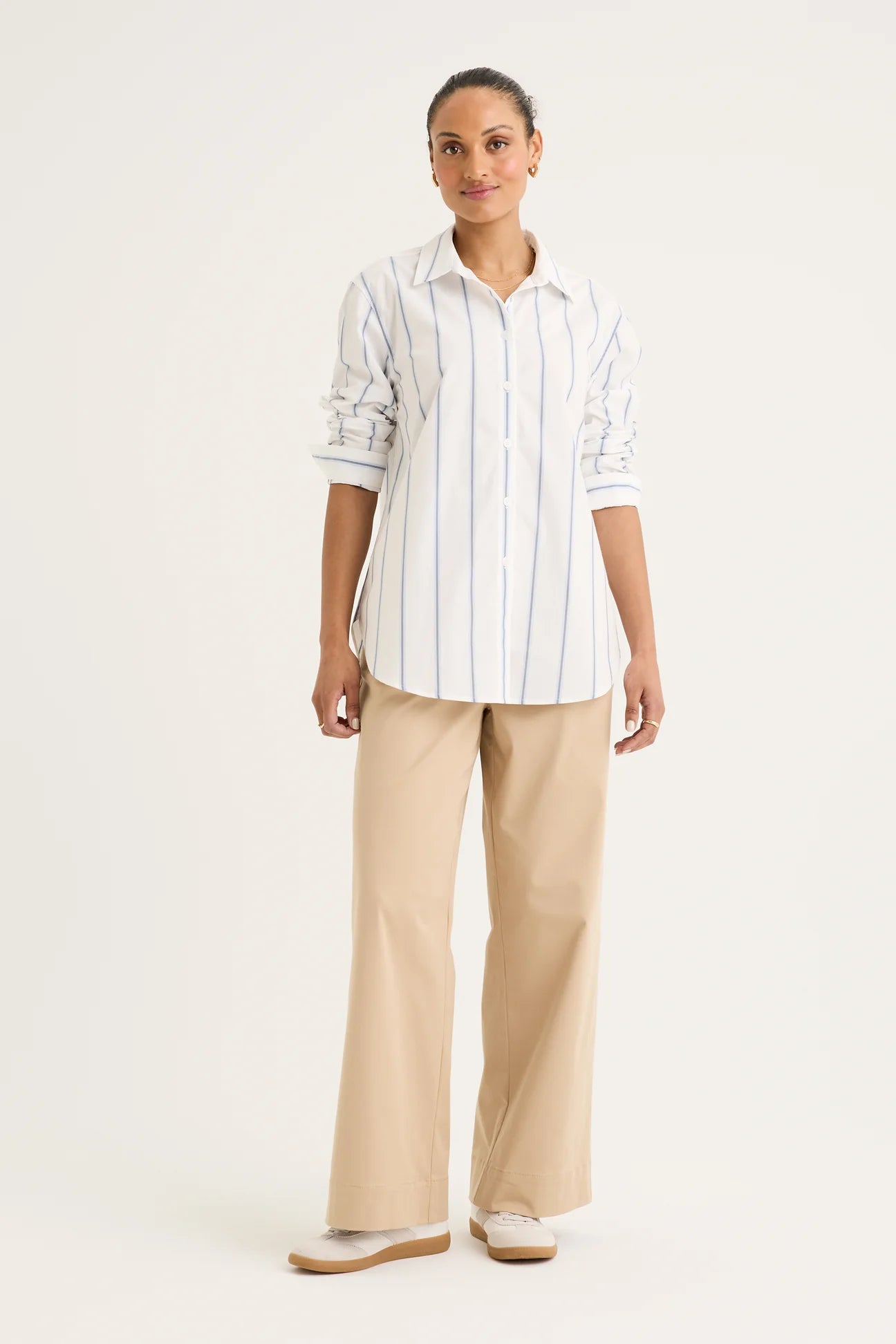 Yarra Trail, Alloy Shirt Ecru/Glacier