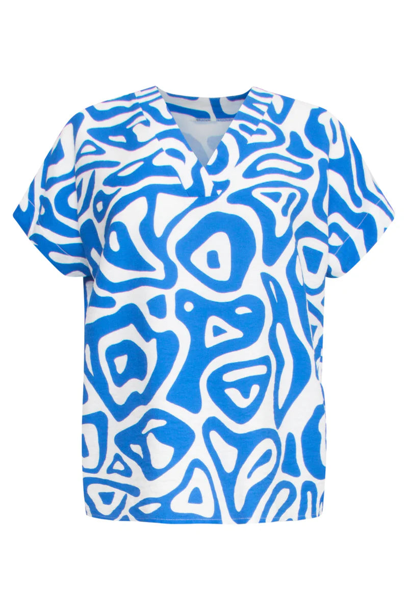 Smashed Lemon, Top Cobalt Blue - White