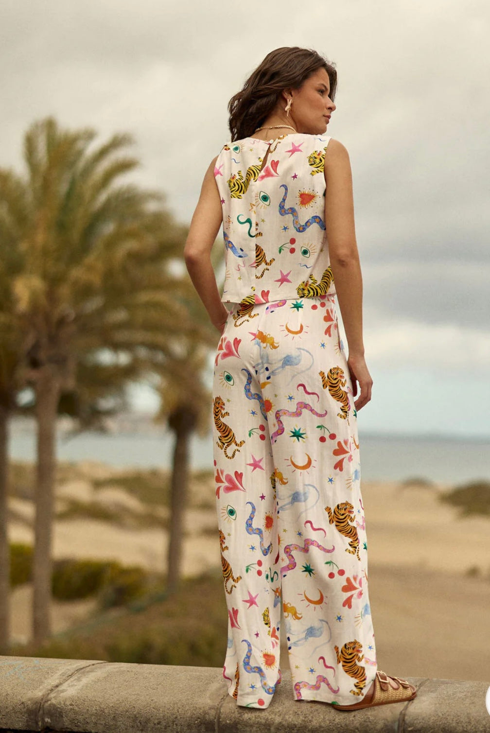 LPE, Pants Pauline Tiger Print