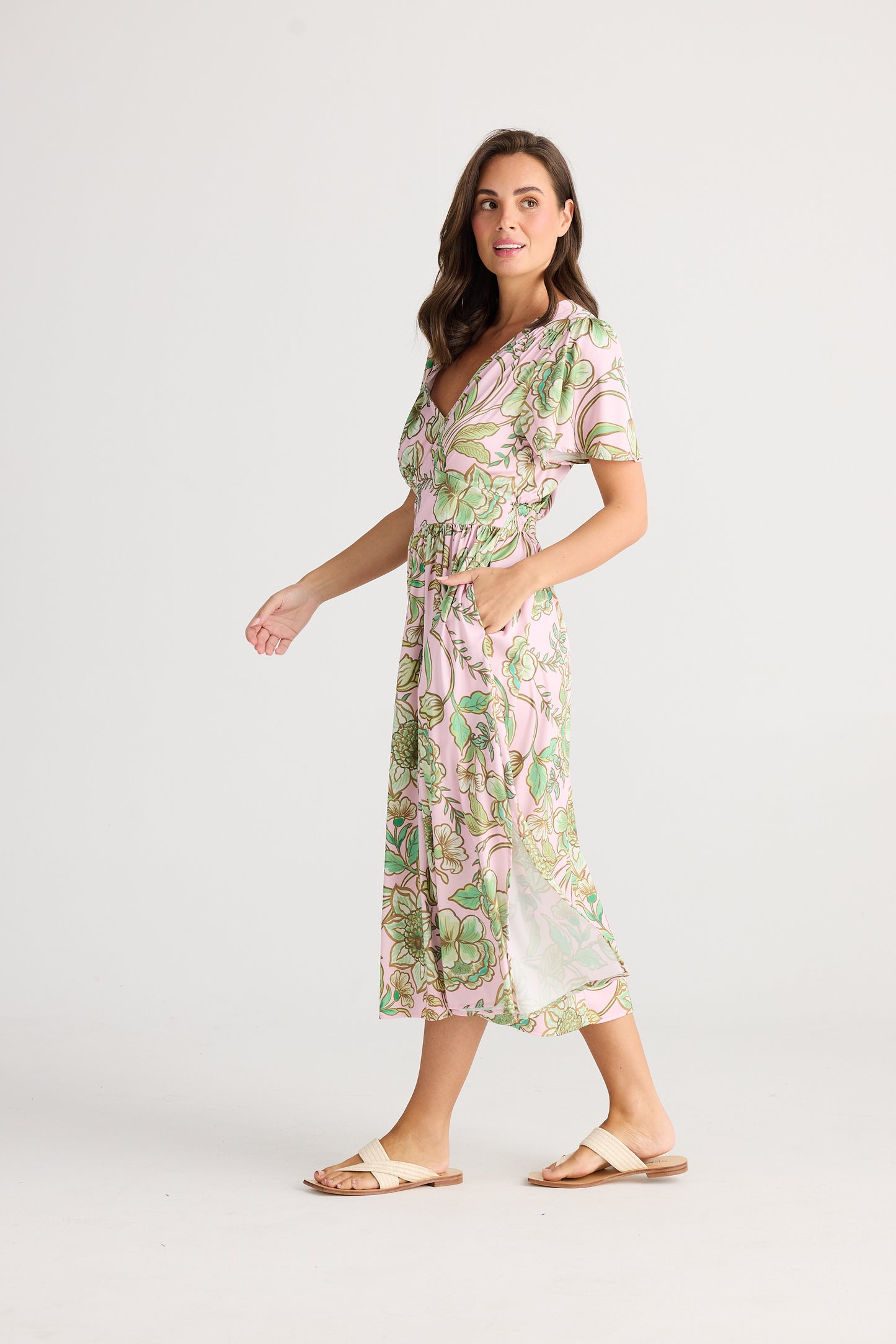 Holiday Blossom Dress - Columbian Floral