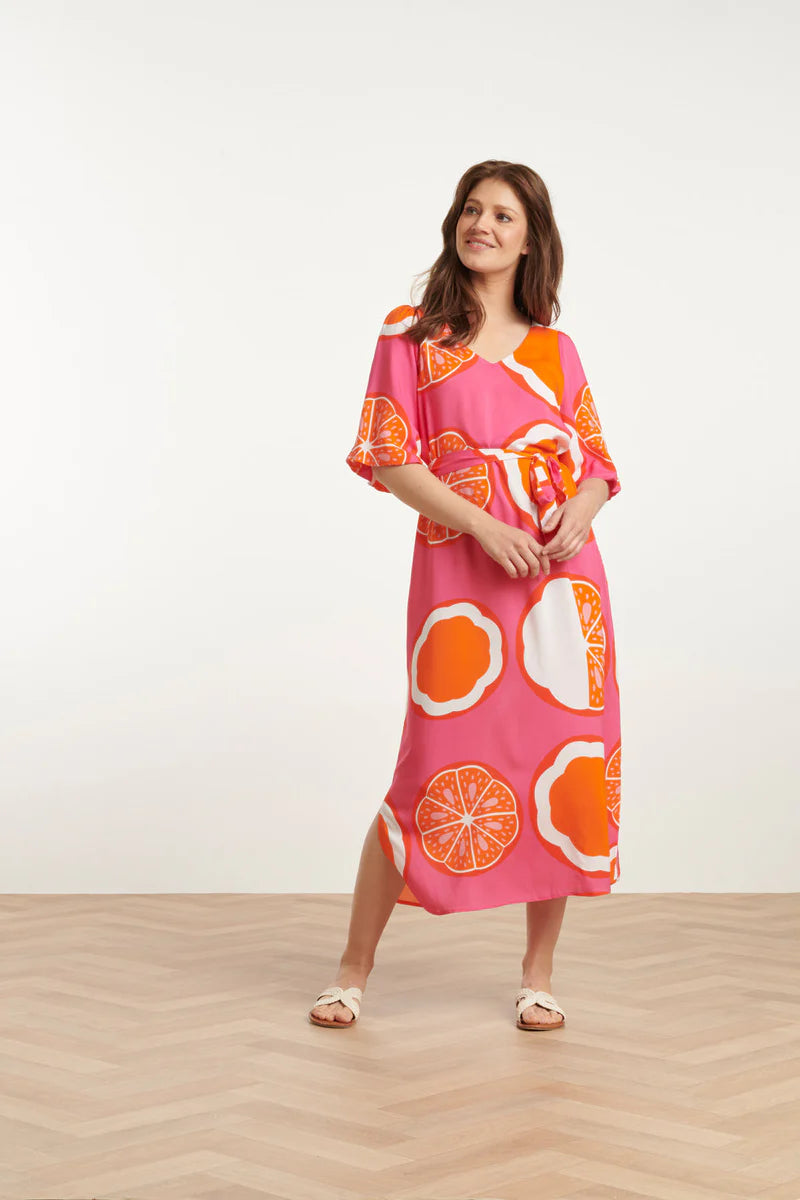 Smashed Lemon, Dress Pink Multicolour