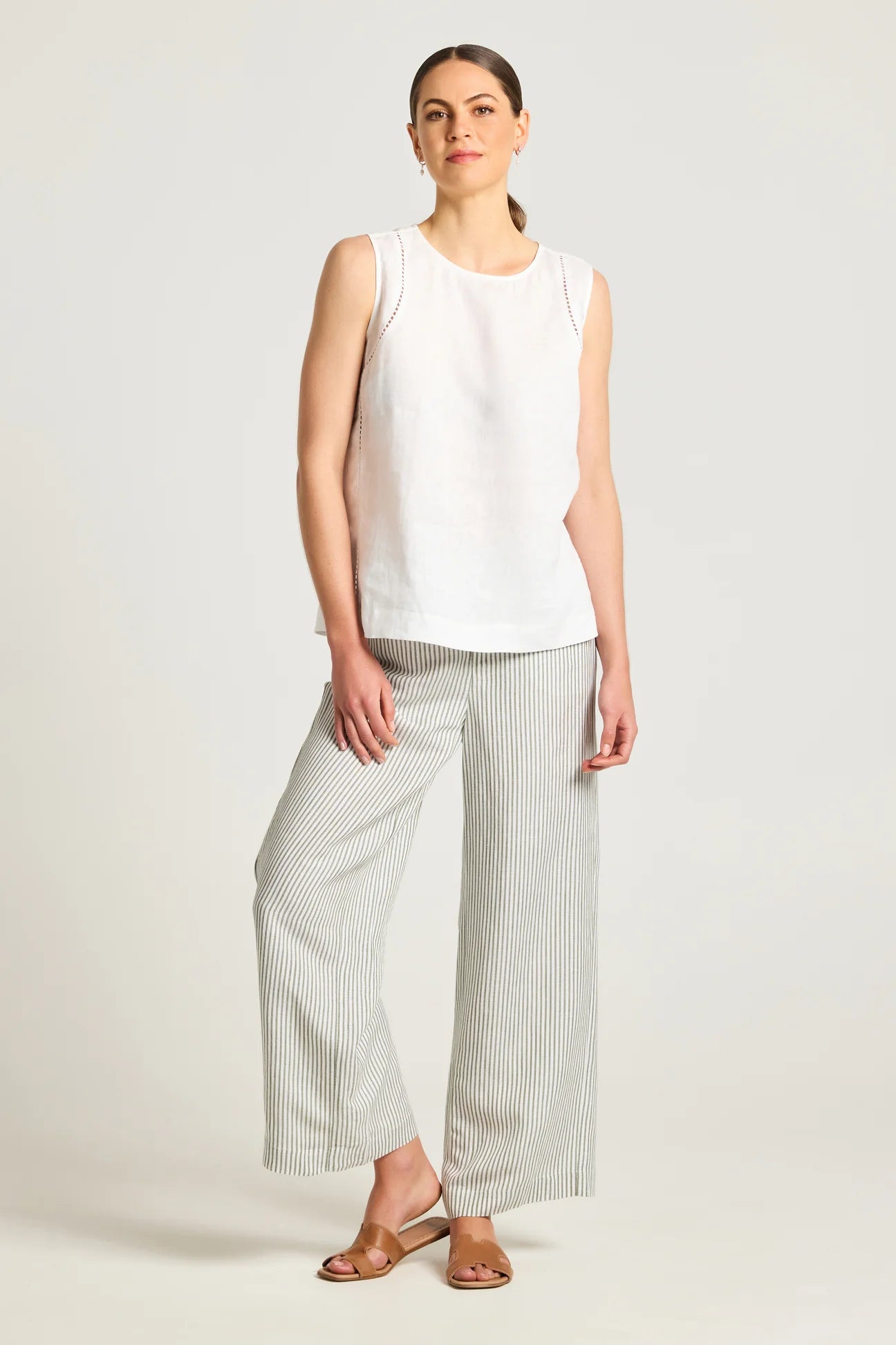 Yarra Trail Carina Tank White