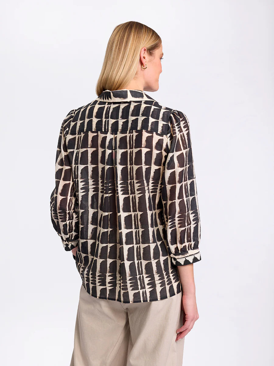 Sirocco 3/4 Ikat Shirt