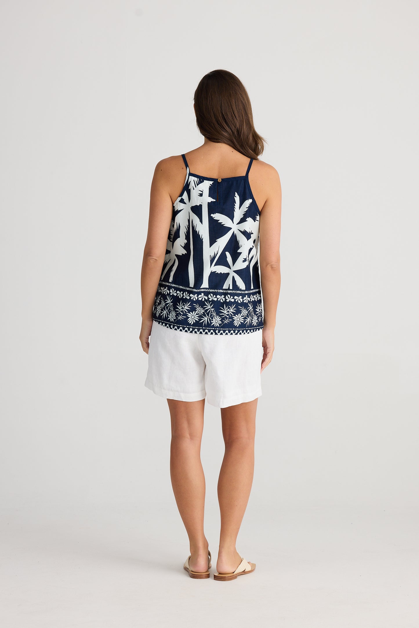 Holiday Cliffside Singlet - Blue Haven