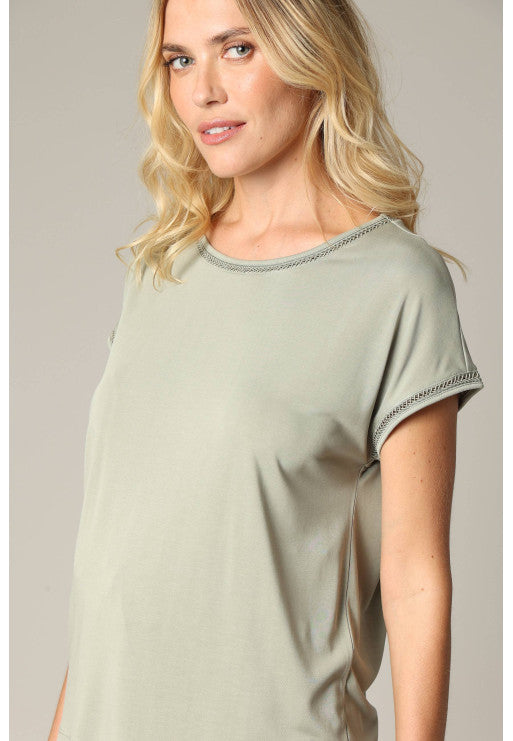 DeeLuxe, T-shirt Vienna light Khaki