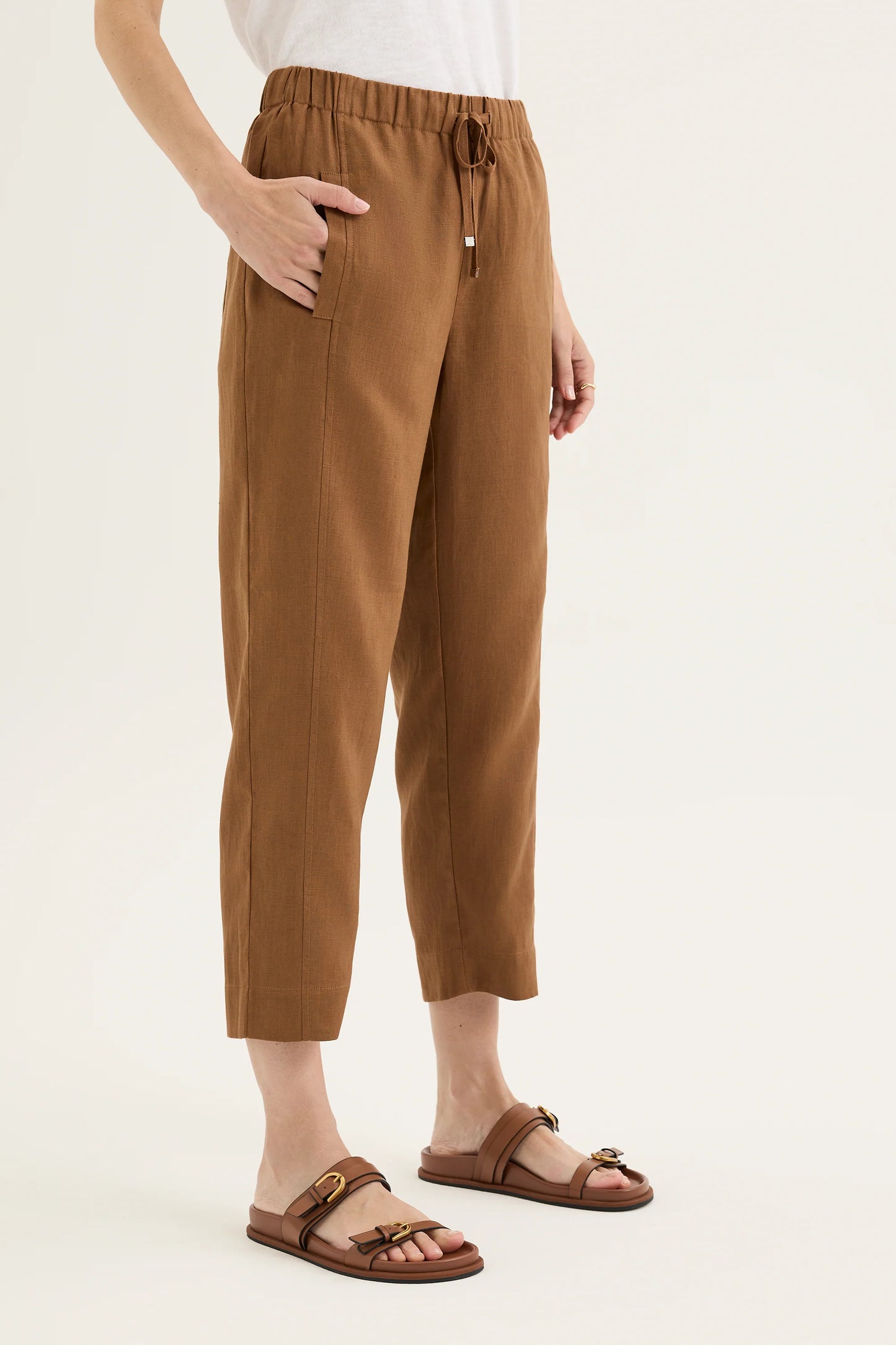 Yarra Trail, Tirari Slim Pant Nutmeg