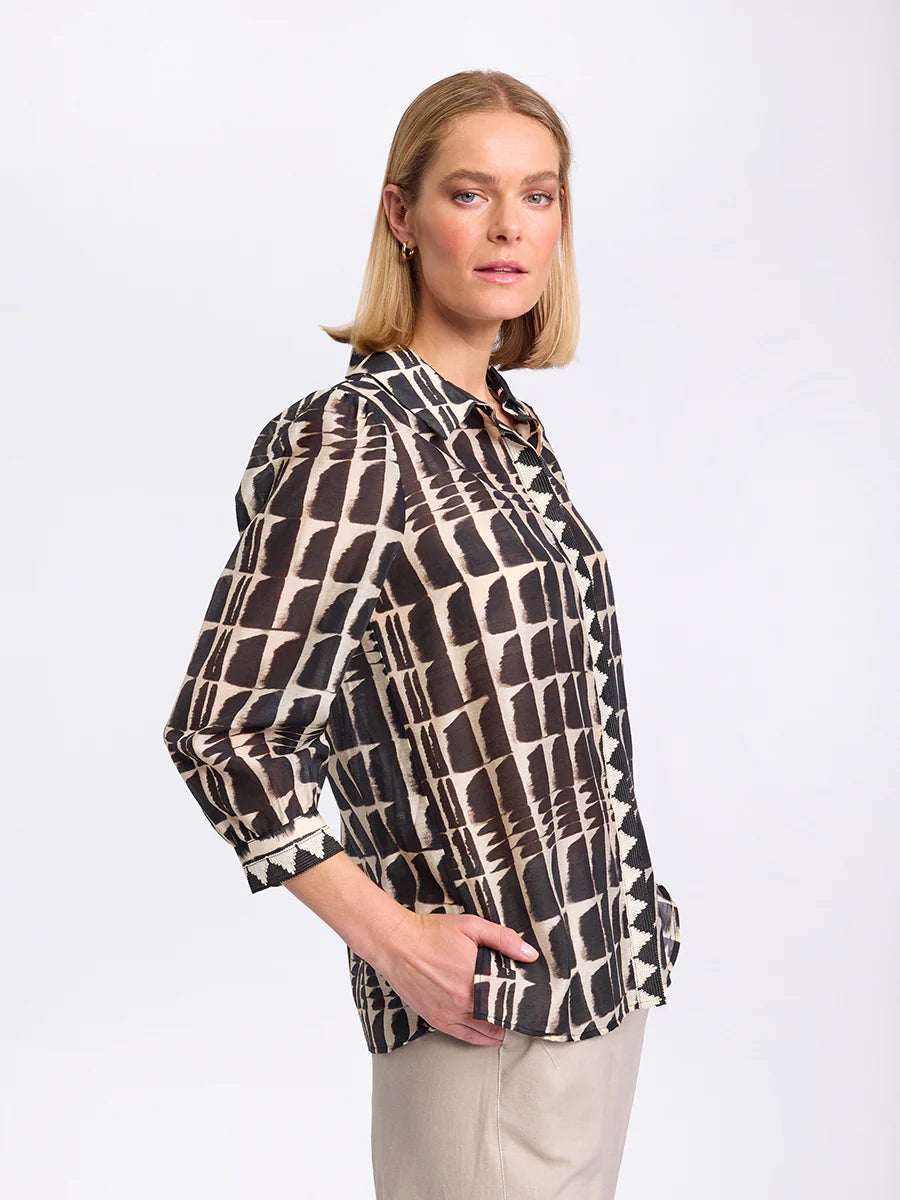 Sirocco 3/4 Ikat Shirt
