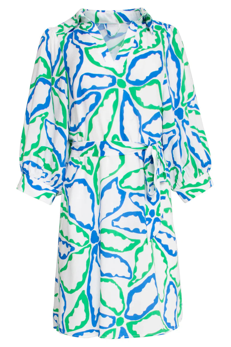 Smashed Lemon, Dress Cobalt Blue - Green
