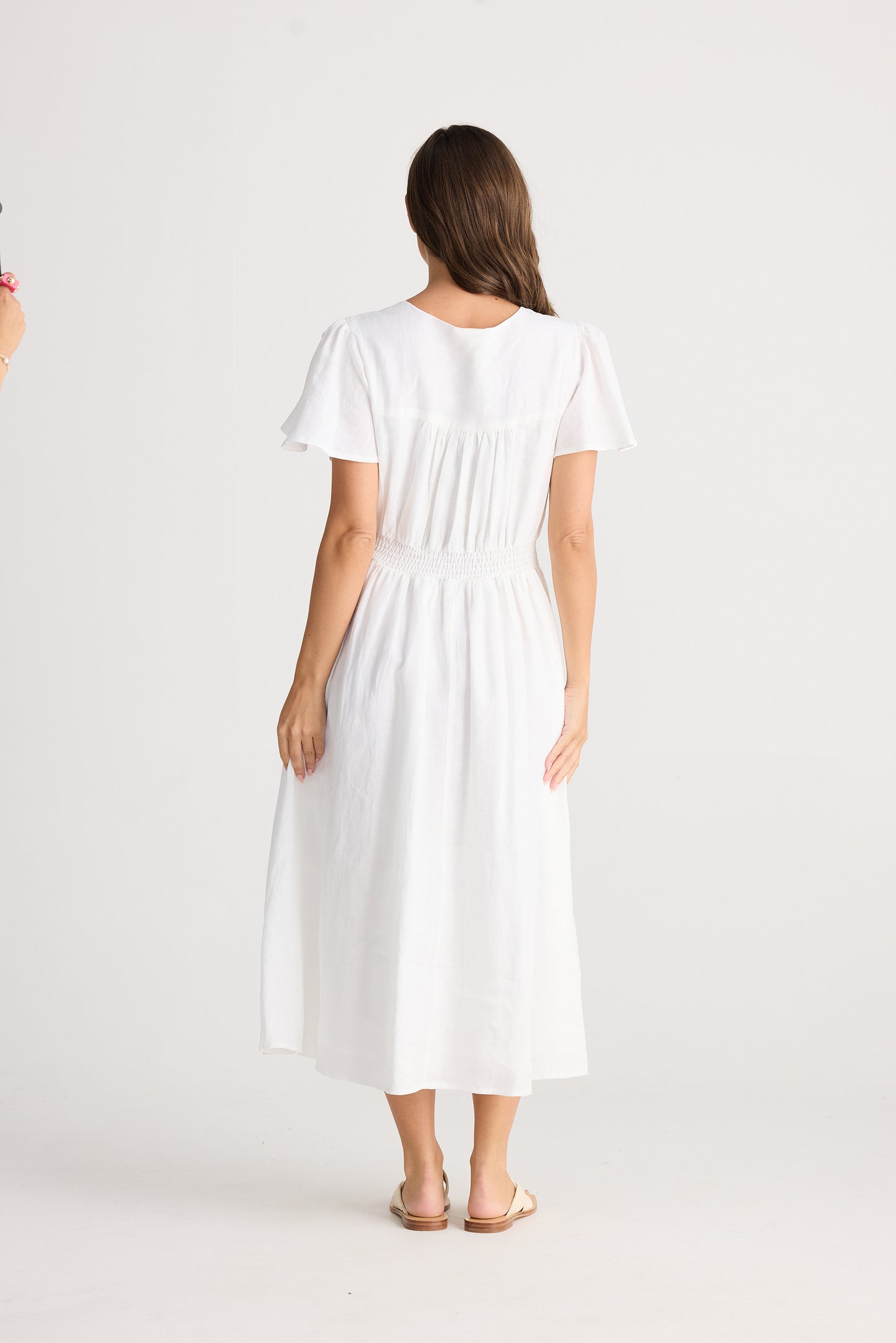 Holiday Blossom Dress - White