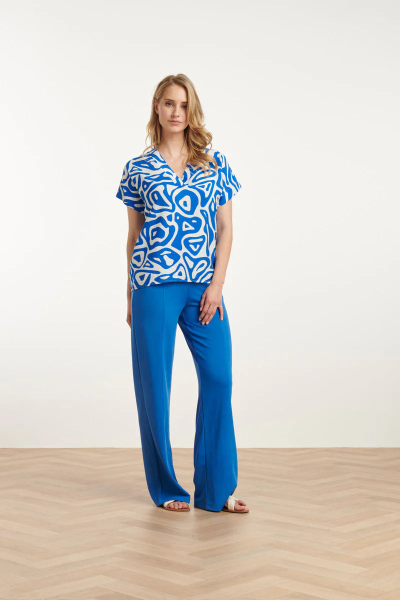 Smashed Lemon, Top Cobalt Blue - White