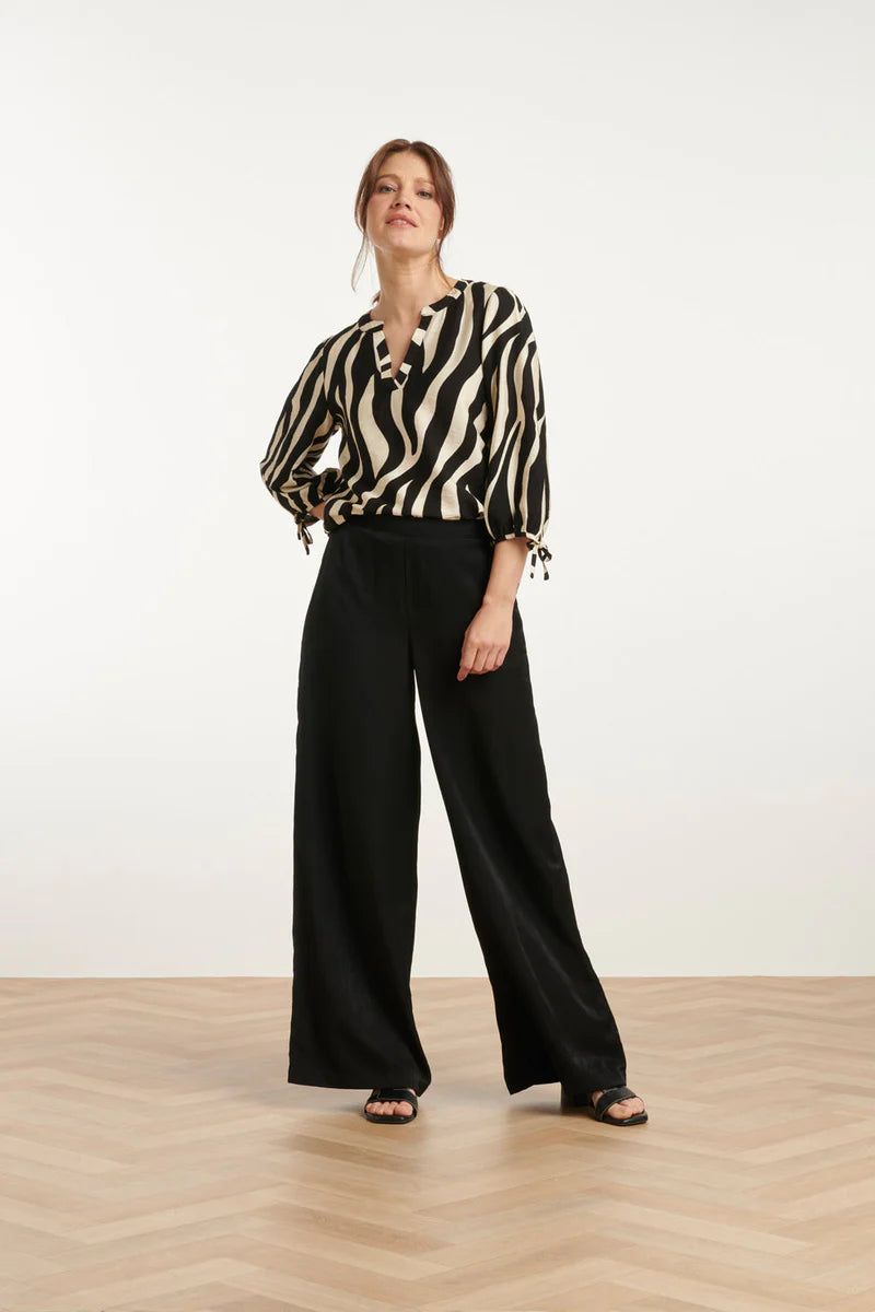 Smashed Lemon, Top Zebra Off White - Black
