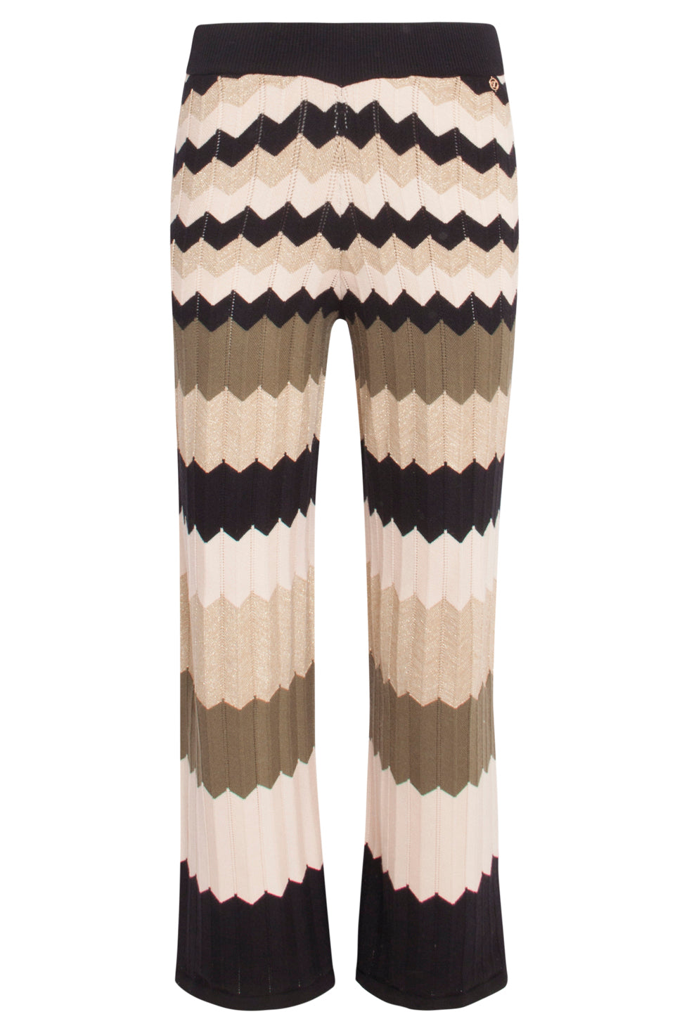 Smashed Lemon, Knitted Pants sand - multicolour