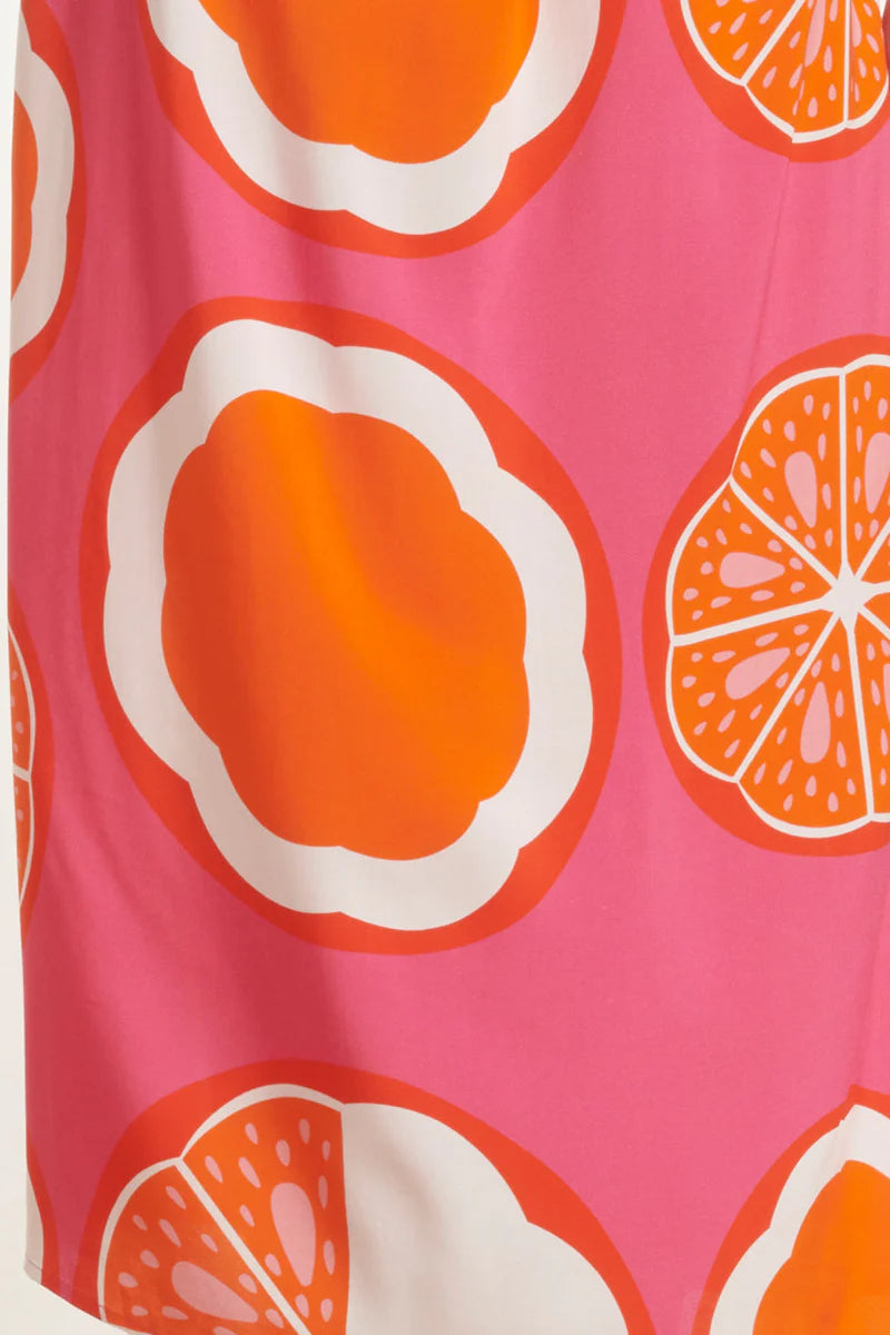 Smashed Lemon, Pants Pink Multicolour