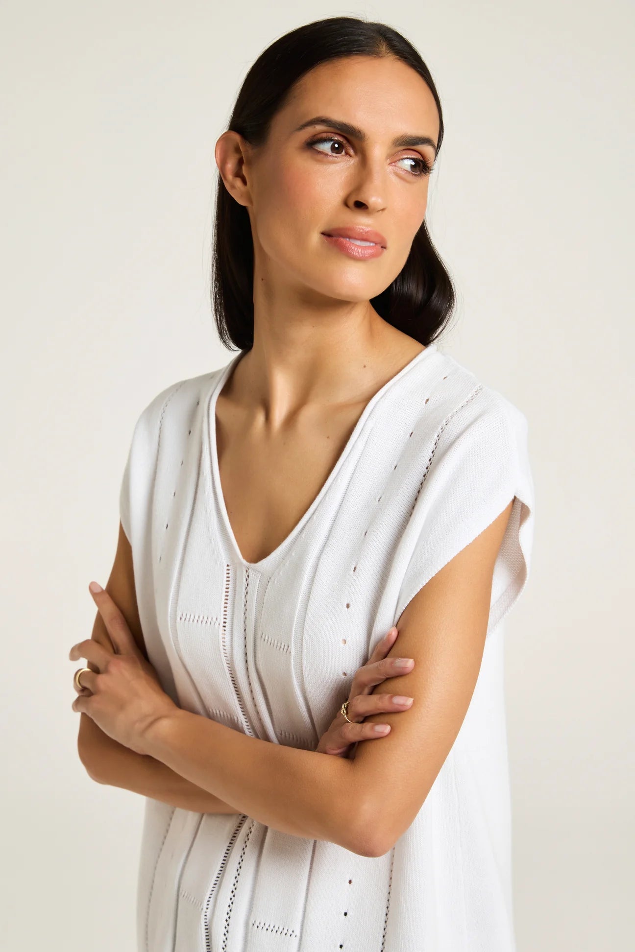 Yarra Trail Harvest Knit White