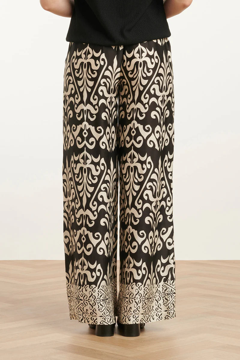 Smashed Lemon, Pants Print Off White - Black