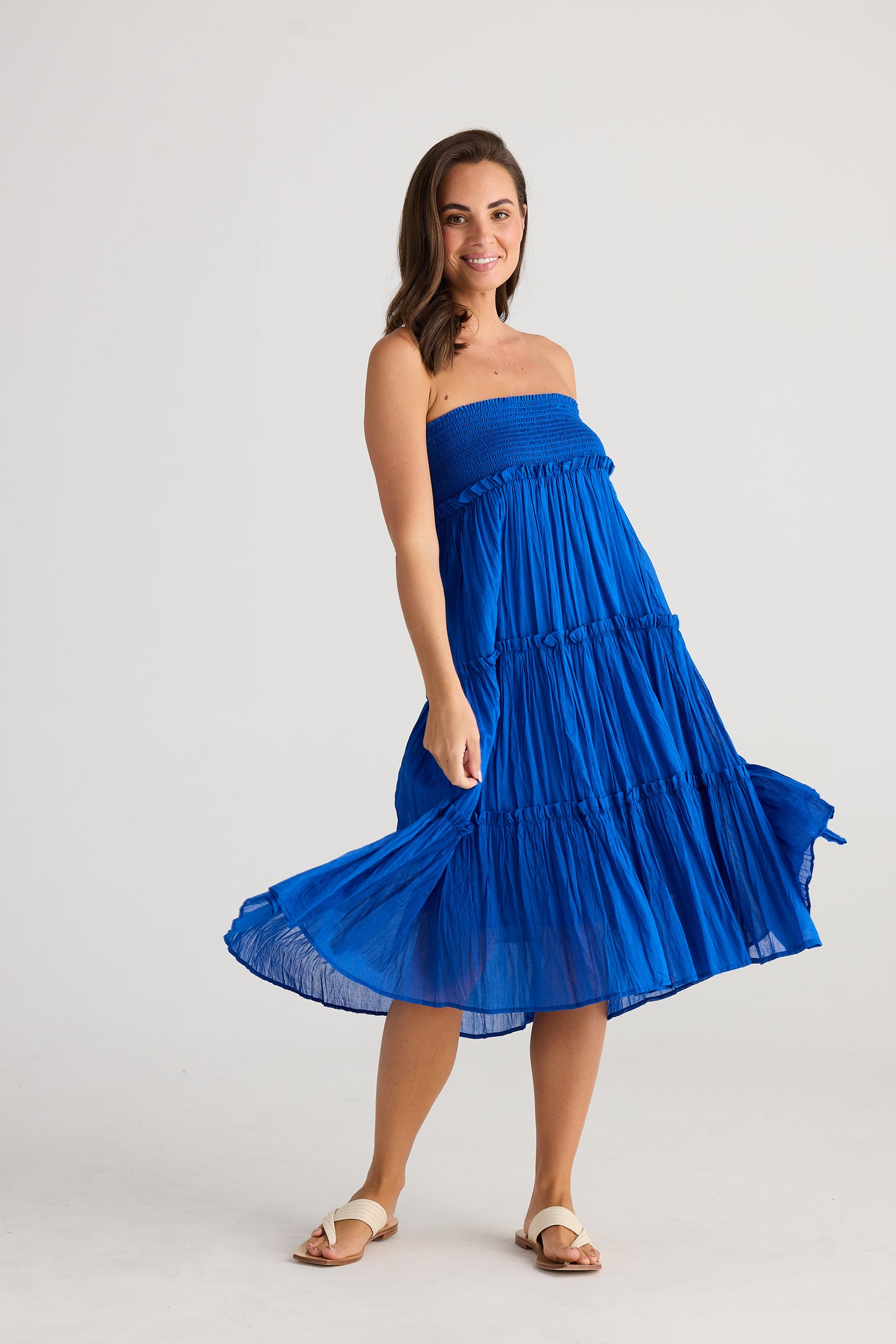Holiday Pier Skirt - Sapphire