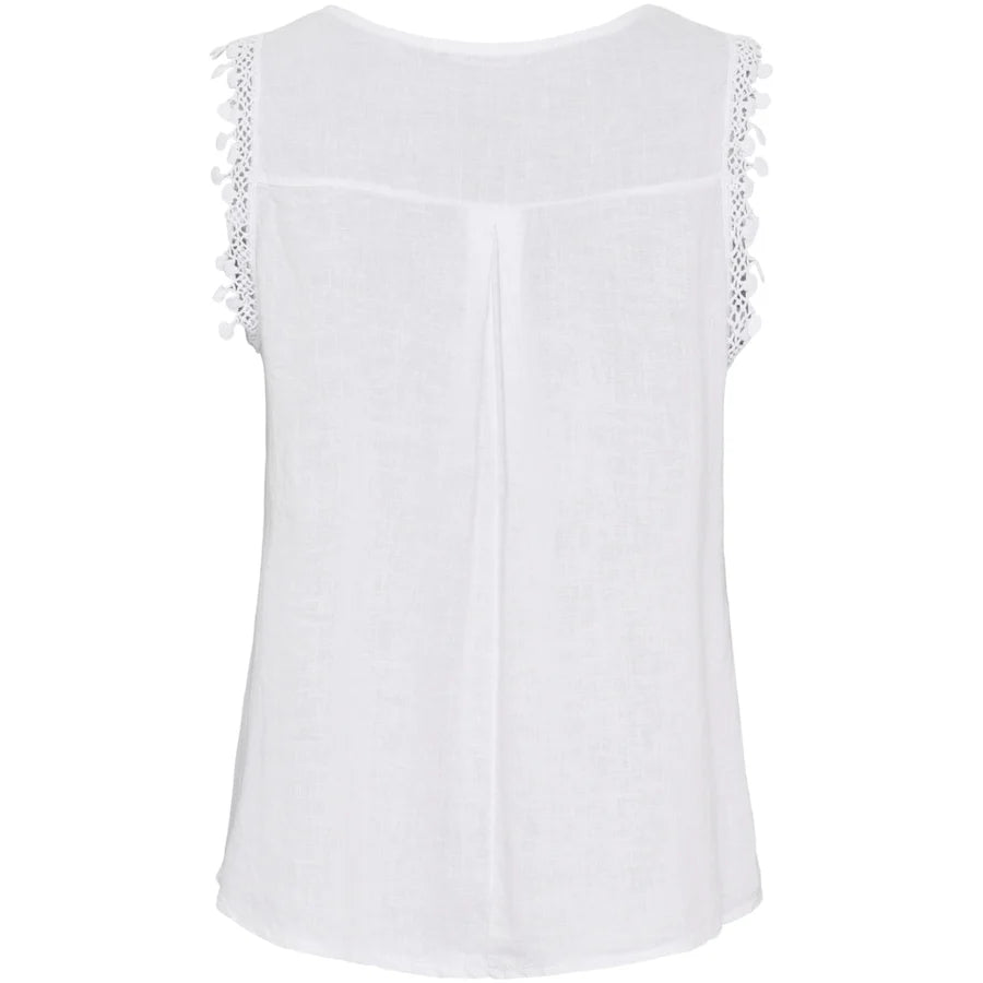 MARTA DU CHATEAU, Top Holly 258355 Optical White