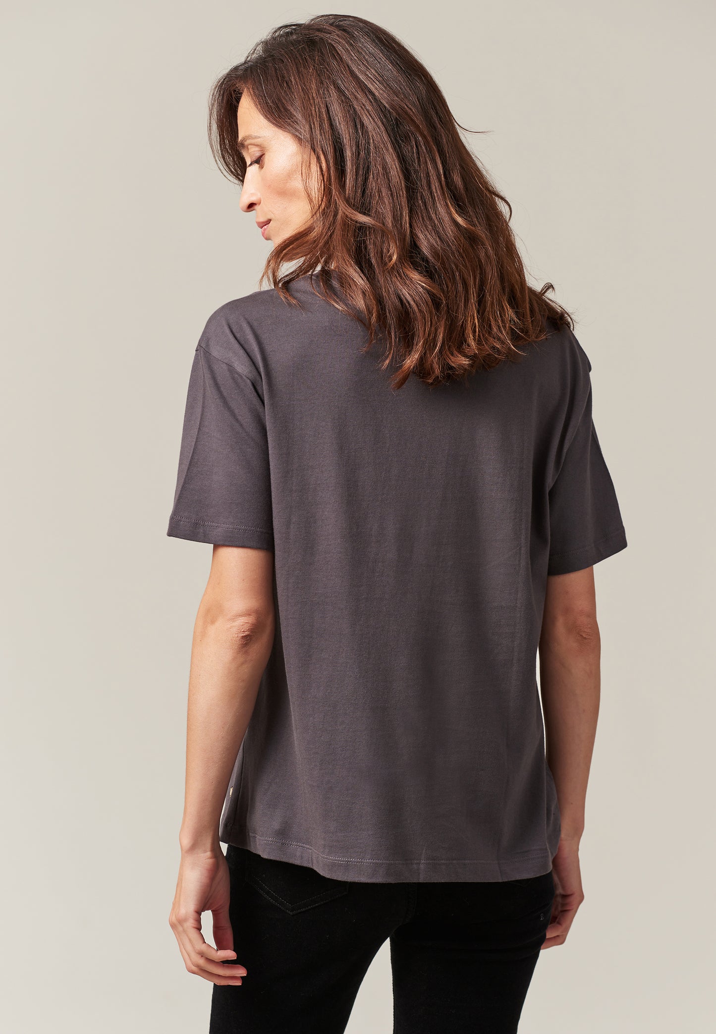 Deeluxe Tiger T-shirt Charcoal