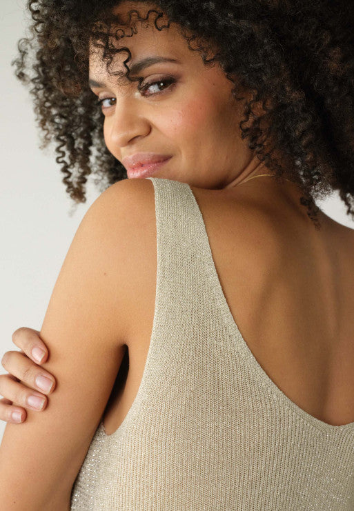 DeeLuxe, pullover Shine Ivory