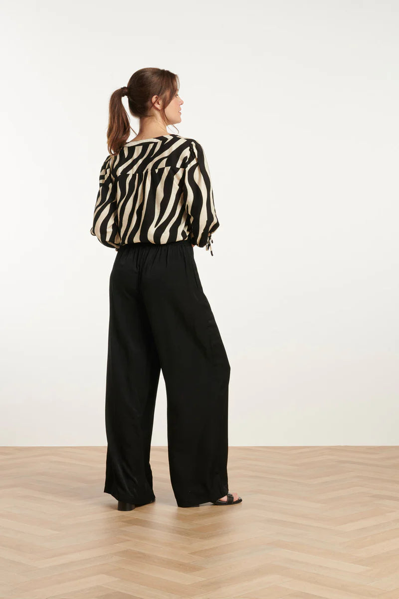 Smashed Lemon, Top Zebra Off White - Black