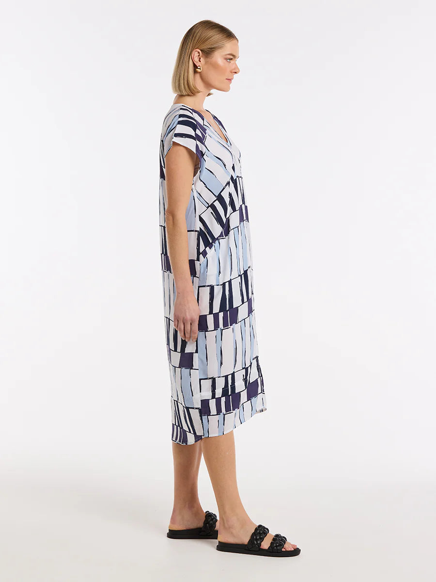 Sirocco Abstract Stamp Dress