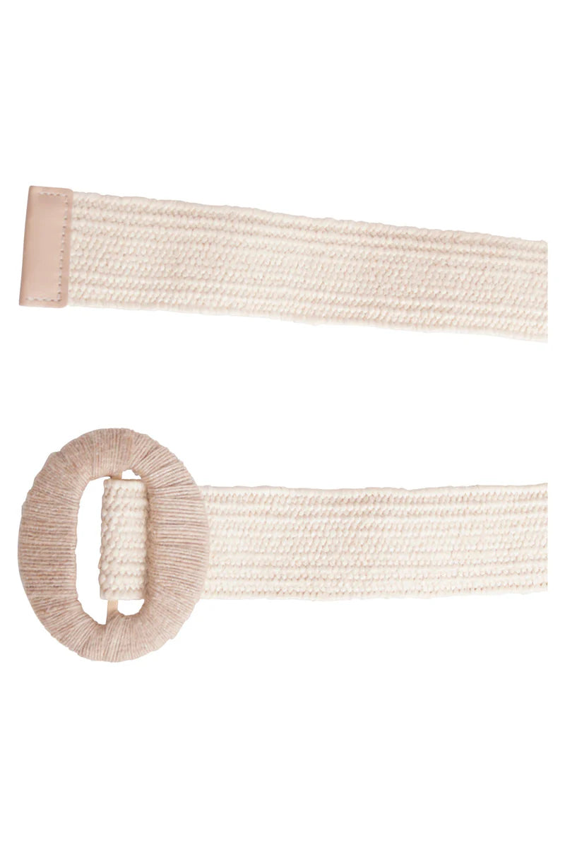 Smashed Lemon, belt sand with oval buckle