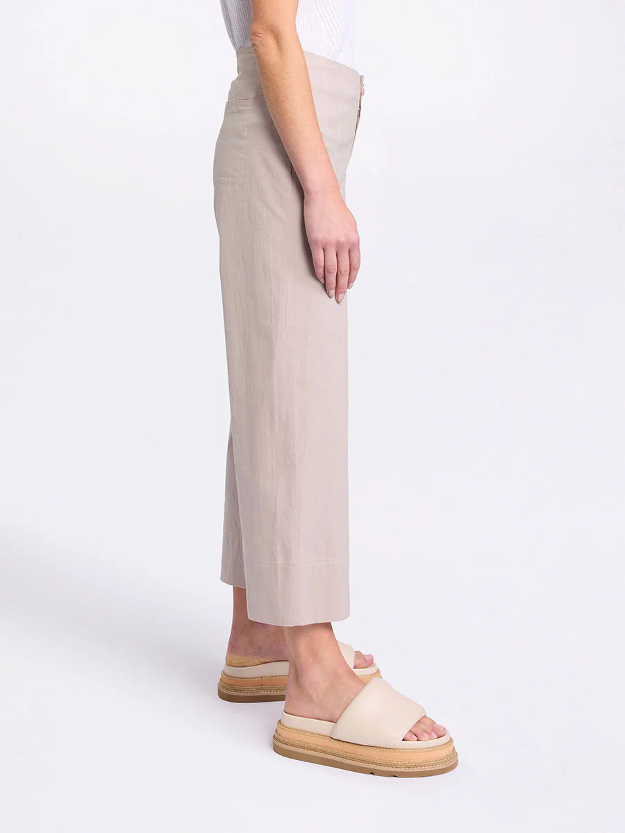 Sirocco 3/4 wide leg pant Natural