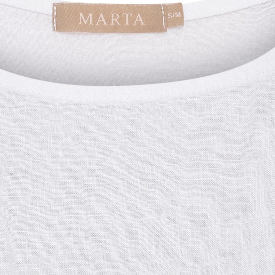 MARTA DU CHATEAU, Top Holly 258355 Optical White