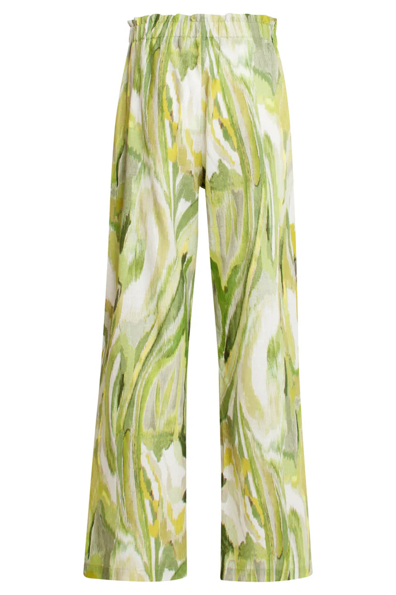 Smashed Lemon, Pants Light Green multi